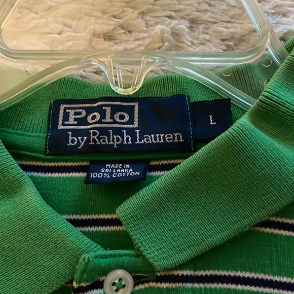 Ralph Lauren Polo Shirt Large Green - Picture 6 of 11